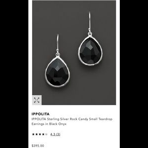 Ippolita Onyx Rock Candy Teardrop Earrings